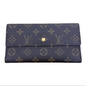 Louis Vuitton Monogram Trifold Pochette Long Wallet